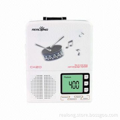 Cassette FM Radio to MP3 Converter with Built-in Mic, 76-108MHz FM Range
